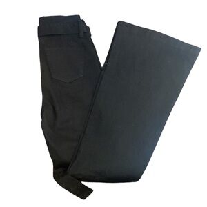 FLYING TOMATO WOMEN'S DENIM TIE FRONT FLARE JEANS